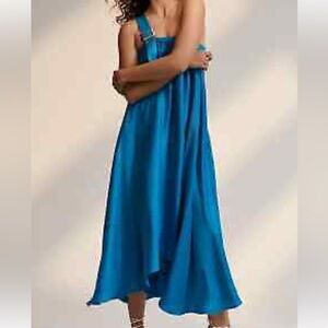 Anthropologie Vibrant Blue Maxi dress